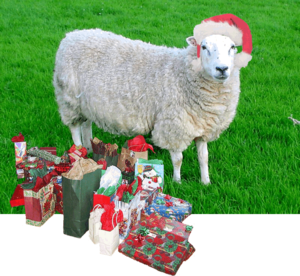 Santa Sheep with presents (created and uploade...